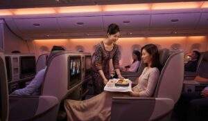 싱가포르 항공 뉴질랜드 노선 이코노미 좌석 간격 및 기내식 서비스, 장거리 비행 편의성
