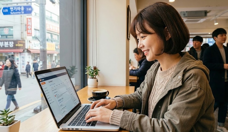 유명 구글 블로그 벤치마킹을 통해 수익을 극대화하고자하는 이미지