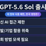 GPT-5.6 Sol의 출시를 앞두고 미국 정부의 사용 제한이 한국 사용자에게 미칠 3가지 영향을 시각화한 이미지. GPT-5.6 Sol 사용 제한 우회 방법 한국에서 가능한지 궁금증을 자아냅니다.