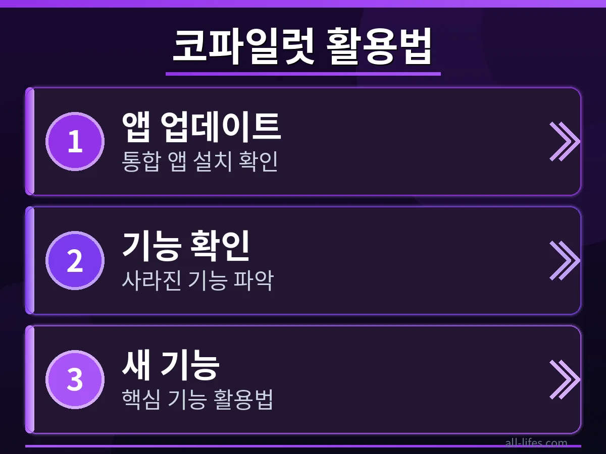 마이크로소프트 코파일럿의 사라진 팟캐스트 기능 대체 해결법을 단계별로 보여주는 스크린샷. 새로운 인터페이스에서 생산성을 높이는 방법을 명확하게 제시합니다.